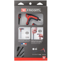 ZESTAW KLUCZY IMUSOWYCH 6-KĄTNYCH Z KULKĄ 6SZT.