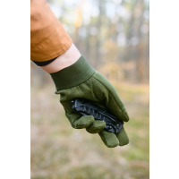 RĘKAWICE TAKTYCZNE, SKÓRA SYNTETYCZNA, ROZMIAR 9