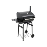 GRILL WĘGLOWY Z POKRYWĄ, RUSZT 47*34CM