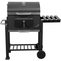 GRILL WĘGLOWY DELUXE, RUSZT 57*37CM