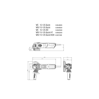 SZLIFIERKA KĄTOWA 125MM WEV 15-125 QUICK