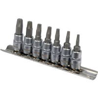 ZESTAW BITÓW DO OBROBIONYCH ŚRUB TORX, 7SZT.