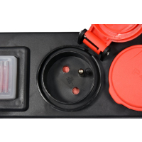 PRZEDŁUŻACZ 4 GNIAZDA Z UZIEMIENIEM WYŁĄCZNIK, 3M, IP 44