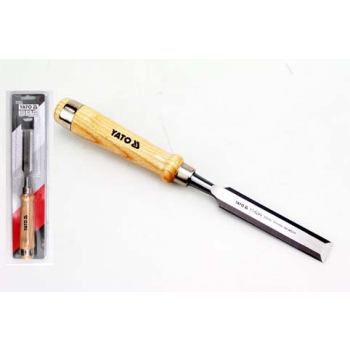 DŁUTO CR-V 20MM Z DREWNIANĄ RĄCZKĄ