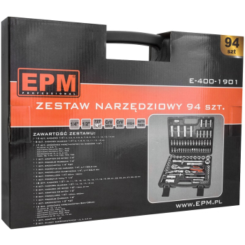 ZESTAW NARZEDZIOWY 94 SZTUKI