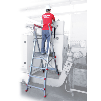 DRABINA/PODEST ROBOCZY PLS5 130/238CM 5 STOPNI