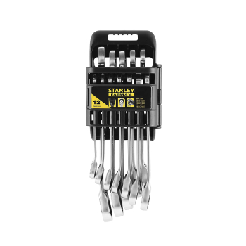 ZESTAW KLUCZY PŁASKO-OCZKO.Z GRZECHOTKĄ  FATMAX, 12 SZT.