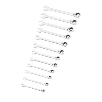 ZESTAW KLUCZY PŁASKO-OCZKO.Z GRZECHOTKĄ  FATMAX, 12 SZT.