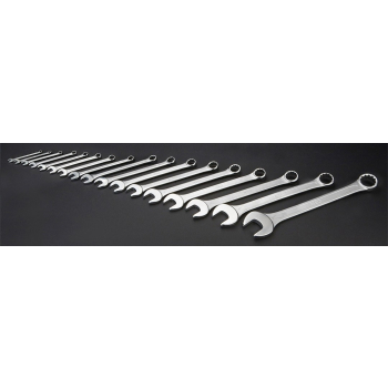 KOMPLET KLUCZY PŁASKO-OCZKOWYCH 8-32MM 17 SZTUK