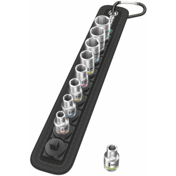 ZESTAW KLUCZY NASADOWYCH ZYKLOP 1/4'', 9 CZĘŚĆ