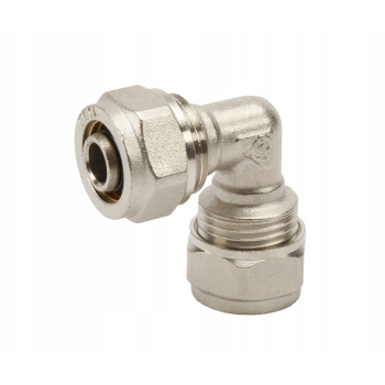 KOLANO PEX-AL-PEX CHROM 25*20 PODWÓJNE