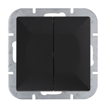 PERŁA ŁĄCZNIK ŚWIECZNIKOWY P/T CZARNY MAT