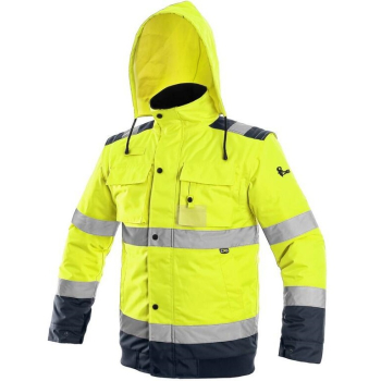 KURTKA OCIEPLANA 2W1 ŻÓŁTA CXS LUTON ROZMIAR L