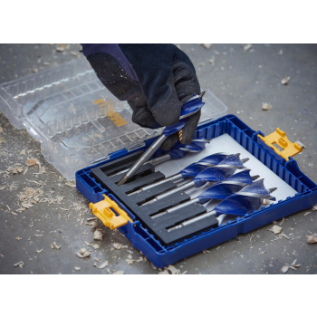 ZESTAW WIERTEŁ DO DREWNA BLUE GROOVE 4X 6 EL.