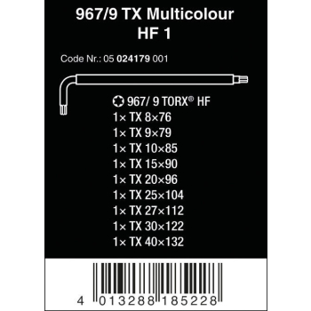 ZESTAW KLUCZY TRZPIENIOWYCH Z FUNKCJĄ PRZYTRZYMYWANIA MULTI