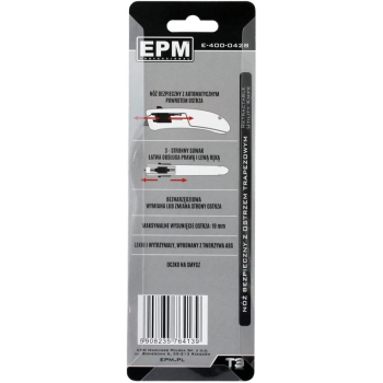 NÓŻ Z OSTRZEM TRAPEZOWYM BEZPIECZNY