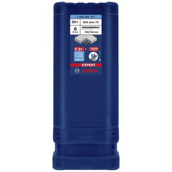 WIERTŁO DO MŁOTKÓW SDS+ 7X EXPERT 6*100/165MM 50 SZT.