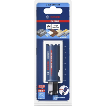 PIŁA OTWORNICA Z WĘGLIKÓW EXPERT TOUGH MATERIAL 22MM