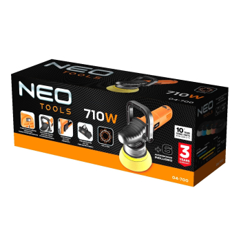 POLERKA DUAL ACTION 710W, 125MM, OBROTY 2000-4600