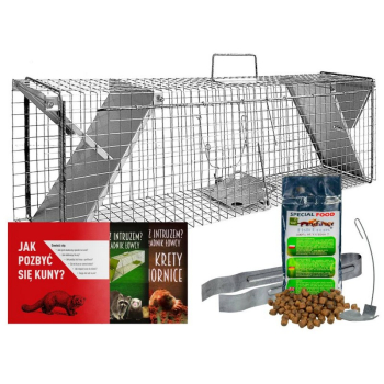 ŻYWOŁAPKA NA KUNĘ 102X20X27CM