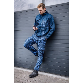 BLUZA ROBOCZA CAMO NAVY, ROZMIAR S