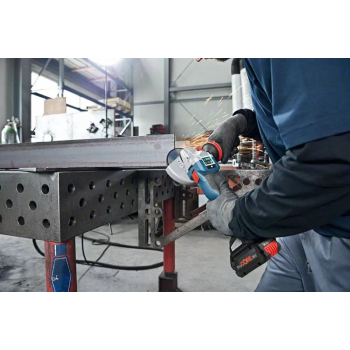 SZLIFIERKA KĄTOWA AKUMULATOROWA 125MM GWS 18V-10 SC 0*AH