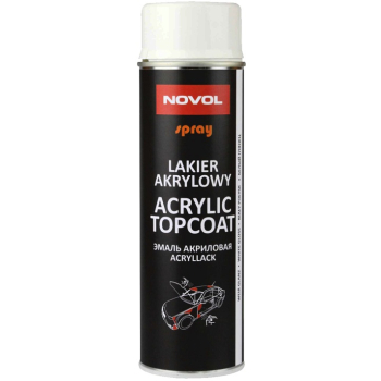 SPRAY ACRYL TOPCOAT BIAŁY POŁYSK 500 ML