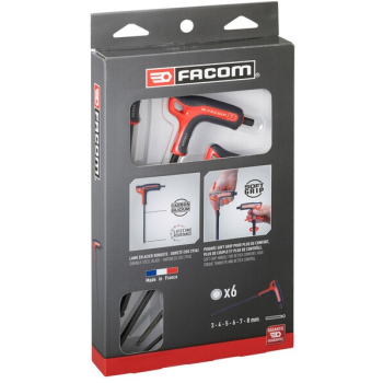 ZESTAW KLUCZY IMUSOWYCH 6-KĄTNYCH Z KULKĄ 6SZT.