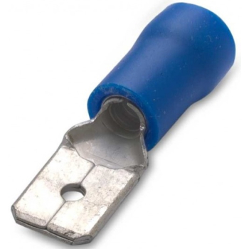 KOŃCÓWKA WSUWANA IZO.NIEB.2.5-6.3/0.8(25SZT)Z: 0.25-1.5MM2