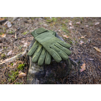 RĘKAWICE TAKTYCZNE, SKÓRA SYNTETYCZNA, ROZMIAR 8