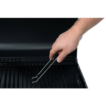 GRILL WĘGLOWY Z POKRYWĄ, RUSZT 47*34CM