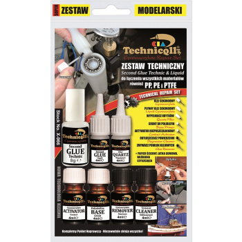 ZESTAW TECHNICZNY DO KLEJENIA PE, PP, PTFE  6*4ML+8G