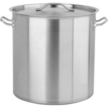 GARNEK ŚREDNI Z POKRYWKĄ ZE STALI NIERDZEWNEJ 50X50 CM, 98L