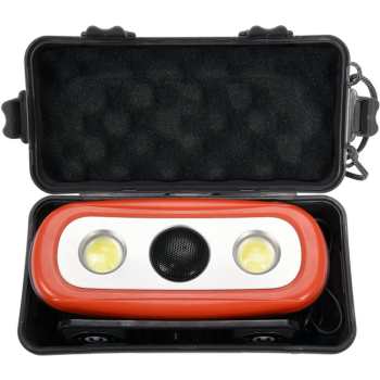 REFLEKTOR PRZENOŚNY Z GŁOŚNIKIEM 2X15W, 2000LM, LI-ION,IP44