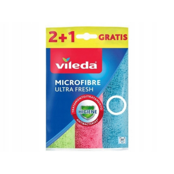 VILEDA ŚCIERKA MIKROFIBRA ULTRA FRESH 2+1GRATIS