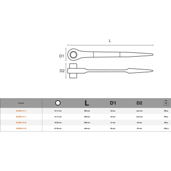 KLUCZ DO RUSZTOWAŃ 27MM 30MM