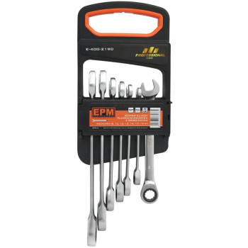 ZESTAW KLUCZY PŁASKO-OCZKO. Z GRZECHOTKĄ 7 CZ.