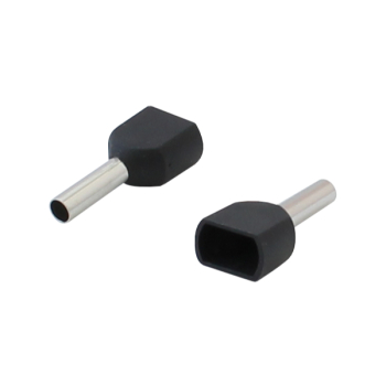 KOŃCÓWKA TULEJKOWA IZOLOWANA PODWÓJNA 2*1.5MM 10 SZTUK