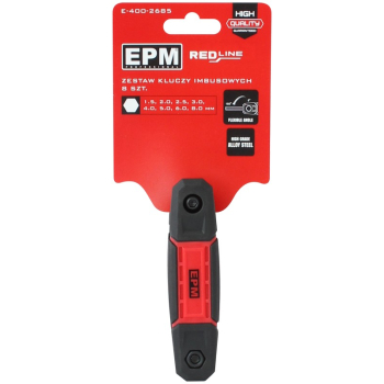 ZESTAW KLUCZY IMBUSOWYCH RED LINE 8 SZT.