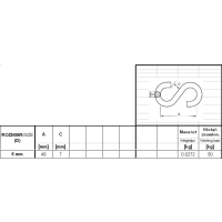 OGNIWO UZUPEŁNIAJĄCE TYP S OCYNKOWANE 6MM
