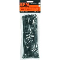 OPASKI PLASTIKOWE PA6.6 100SZT. CZARNE 100*2.5