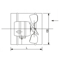 WENTYLATOR VENTO KANAŁOWY 18 1F