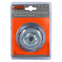 SZCZOTKA DOCZOŁOWA SPLATANA 65MM ZN