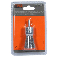 SZCZOTKA PĘDZELKOWA Z TRZPIENIEM 24MM ZN