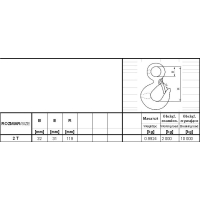 HAK Z UCHEM I ZABEZPIECZENIEM 2000KG GM-HUZ