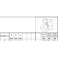 HAK Z UCHEM I ZABEZPIECZENIEM 3000KG GM-HUZ