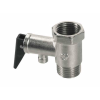 ZAWÓR BEZPIECZEŃSTWA Z ZAWOREM ZWROTNYM 1/2 Z MOTYLKIEM