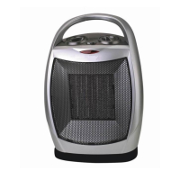 TERMOWENTYLATOR CERAMICZNY 900/1800W  DA-T182CS