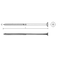 WKRĘT DO DREWNA Z ŁBEM STOŻKOWYM NA TORX 10*240MM T40