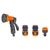 ZRASZACZ PISTOLETOWY 8-FUNKCYJNY + 3 ZŁĄCZKI TPR